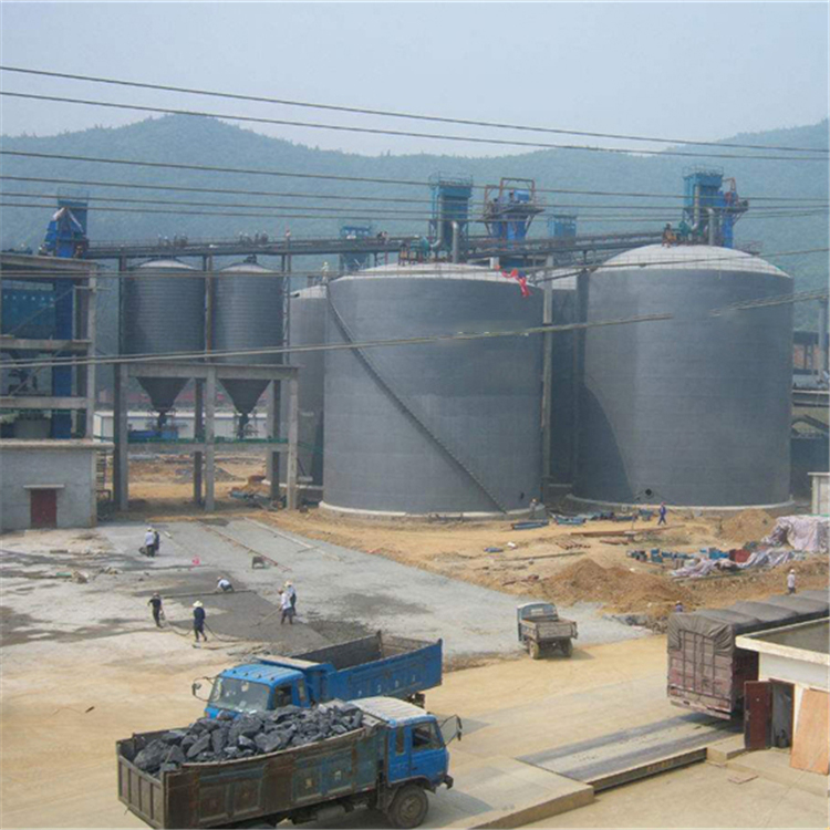 阿拉尔水泥钢板仓2座3000吨青岛项目进入施工
